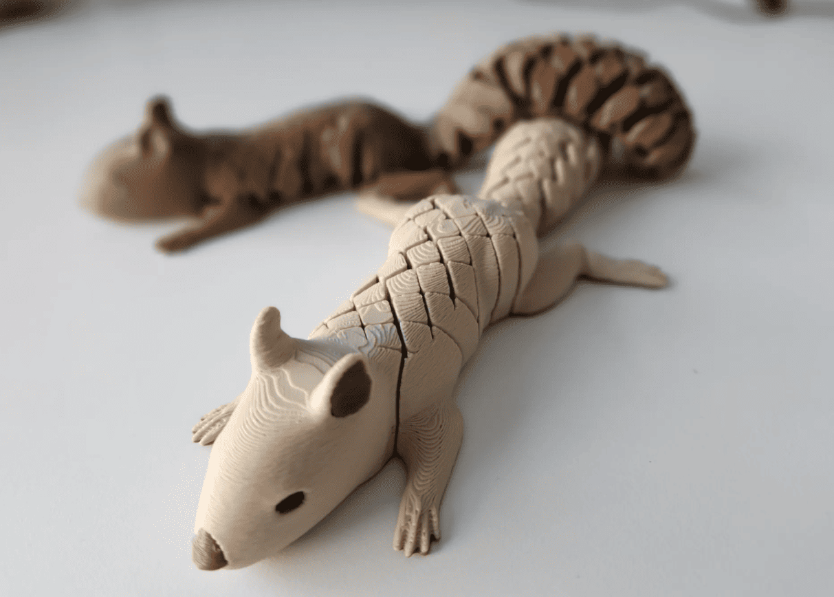 popular 3d printed articulated animals_9_flexi squirrel
